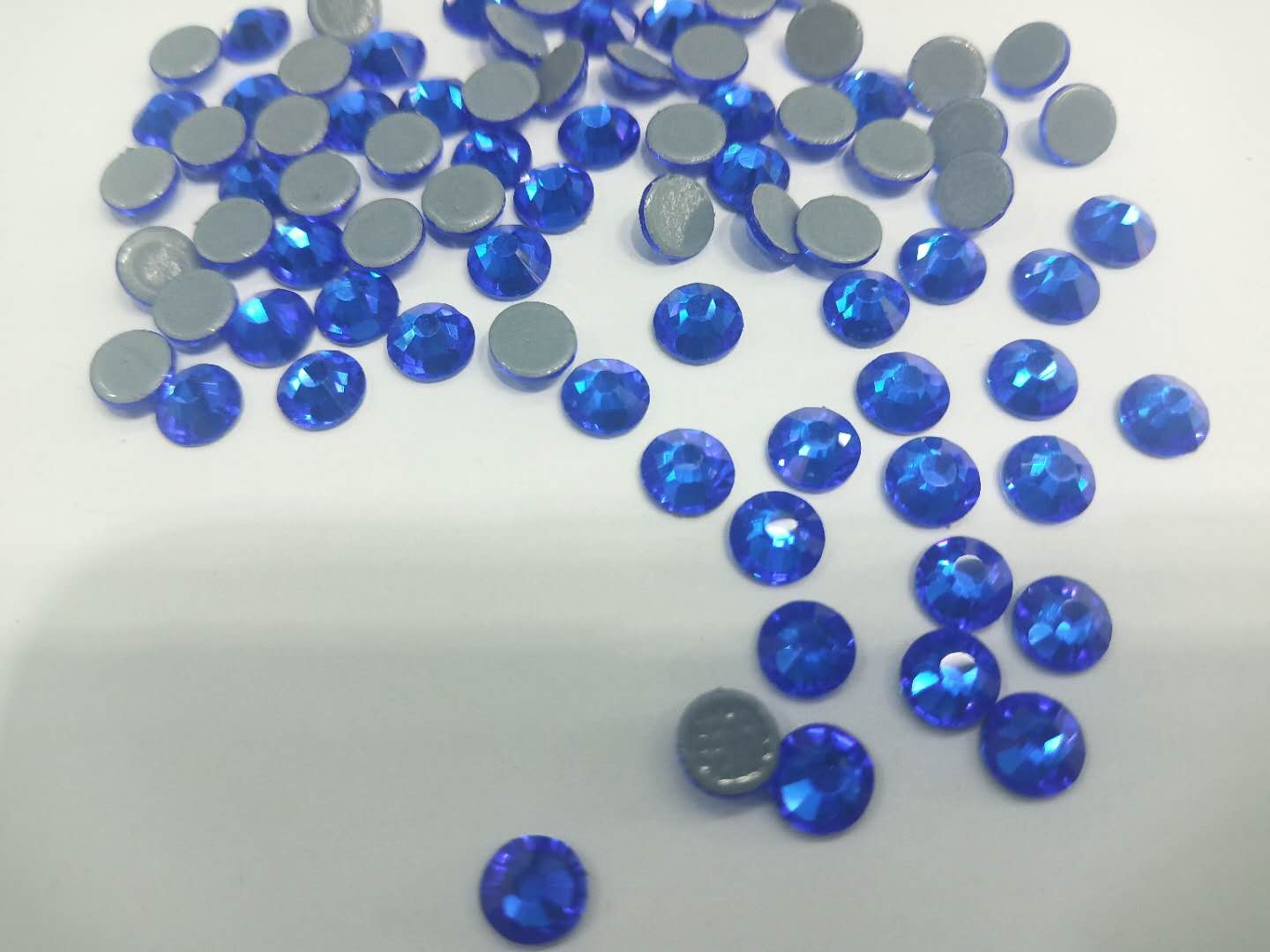 Dark blue SS30 imitation Austrian diamond glass ironing diamond Nail drill DIY drill