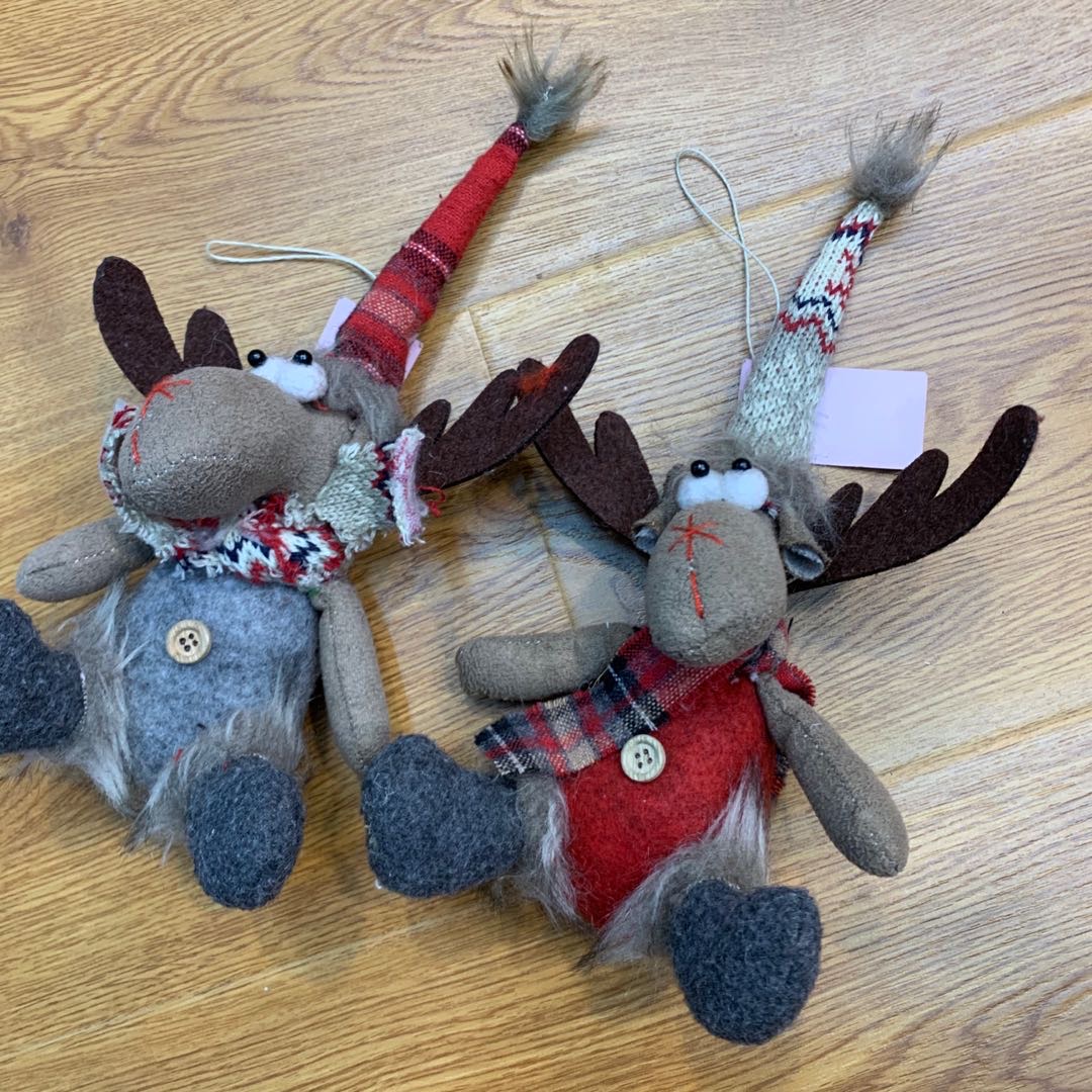 挂件圣诞挂件小鹿可爱饰品圣诞节庆用品