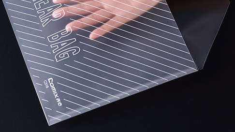Thickened plastic snap file bag, transparent a4 archive and stationery bag, student storage details Picture