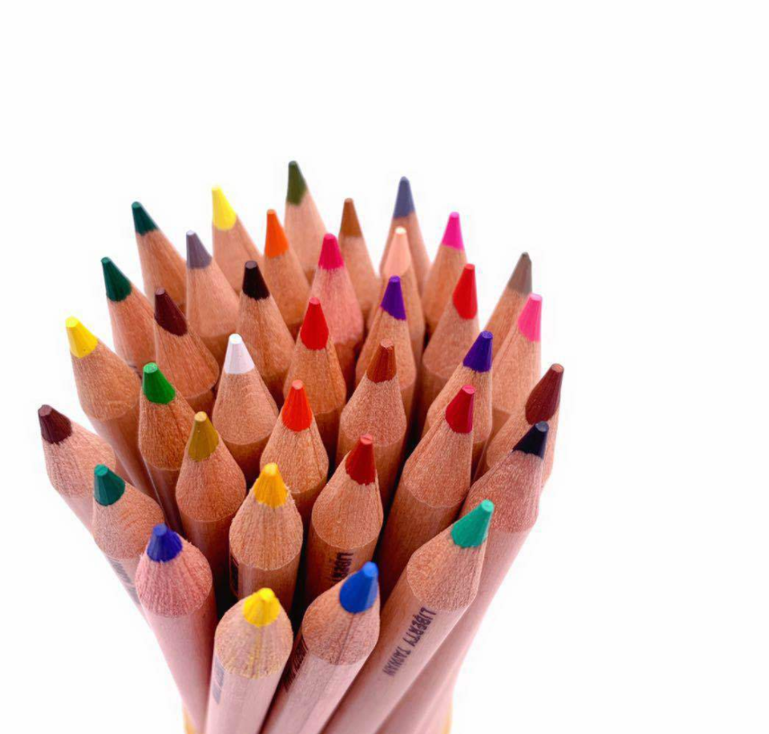 Eco-Friendly Log 12 Color Color Pencil Round Rod Advanced Core Color Lead Art Painting Brush