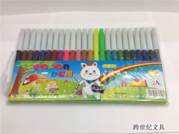 868 PVC袋装水彩笔 马克笔 带两只荧光产品图