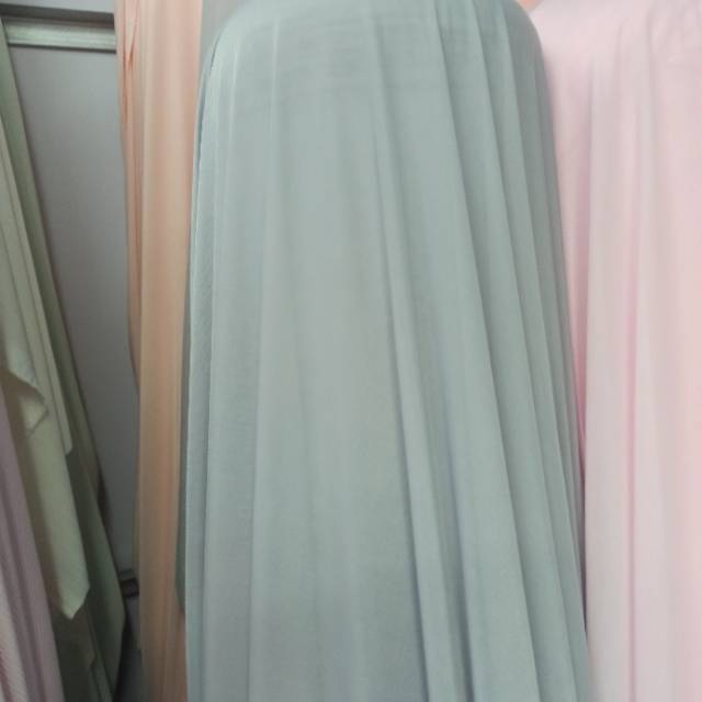 Ice Silk Cloth For Clothing Crafts And Other Fabrics Light Blue