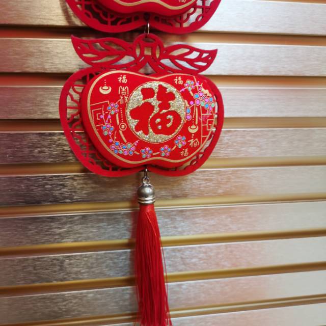 Three-Dimensional Apple Wufu Flow Su Jixiang Yuanbao Plum Blossom Specification drawing