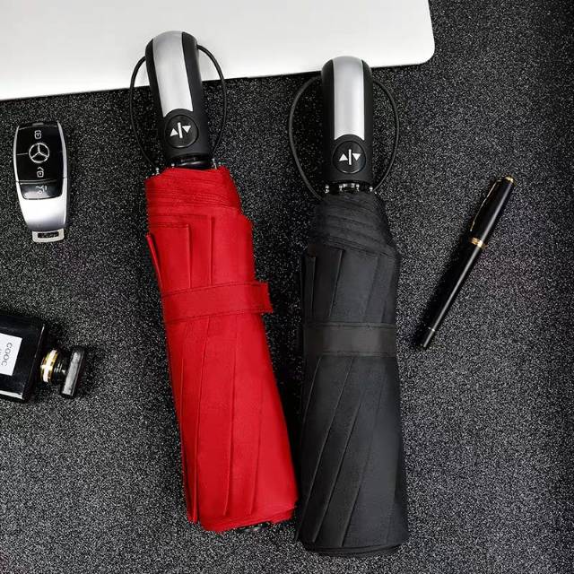 全自动雨伞双人防晒伞手动三折叠伞遮阳伞男女太阳伞晴雨两