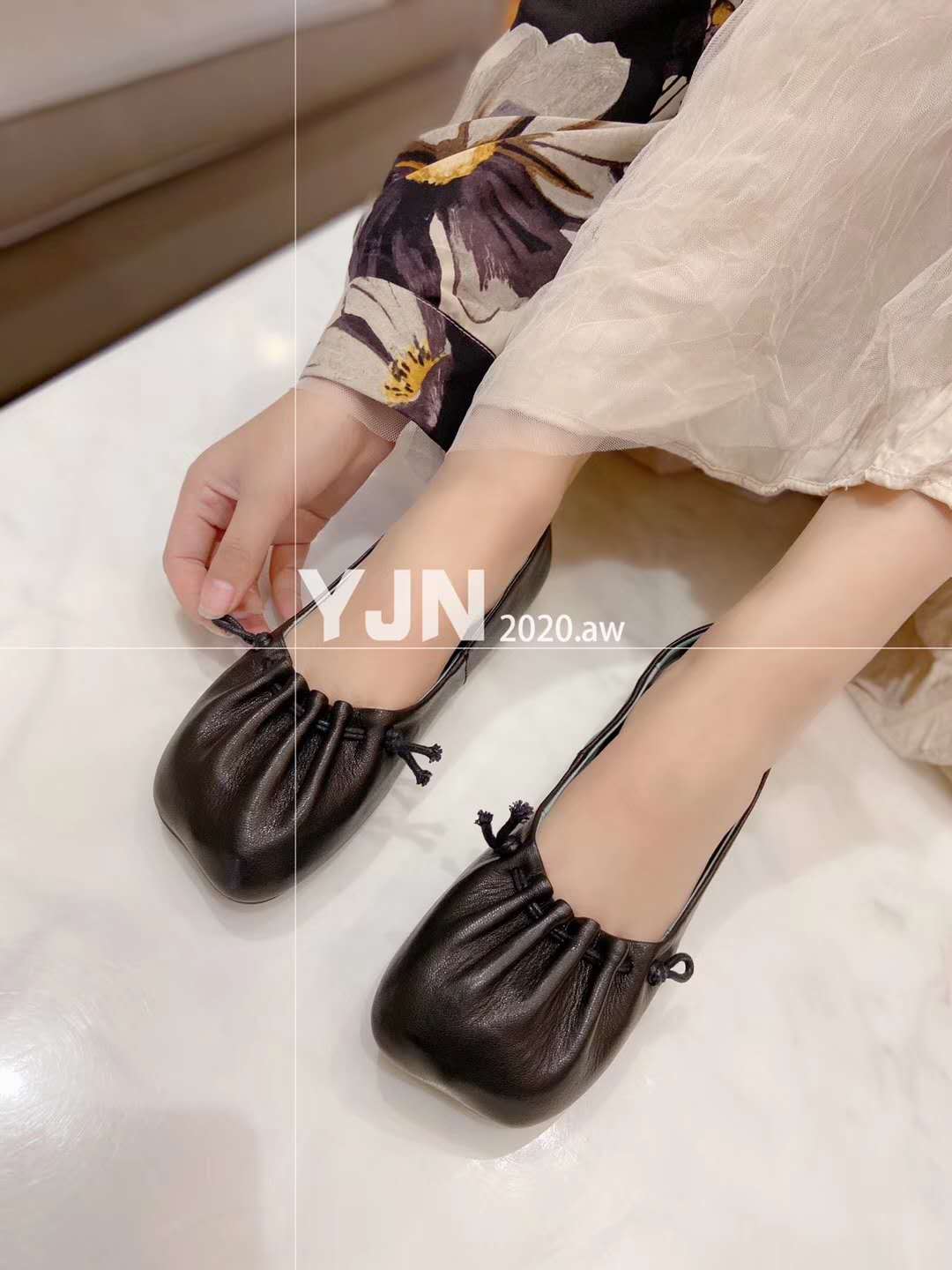 20-201 European Products 2020 New Guangzhou Women's Leather Small Shoes Specification drawing