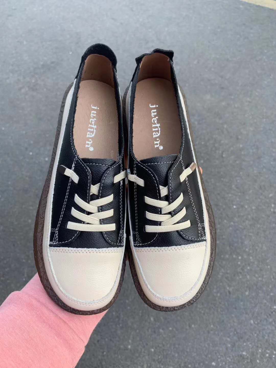 628812 European Products 2020 New Guangzhou Black Women's Leather Shoes Specification drawing