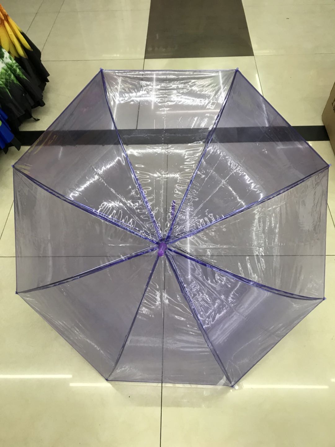POE transparent umbrella custom umbrella long-handled umbrella