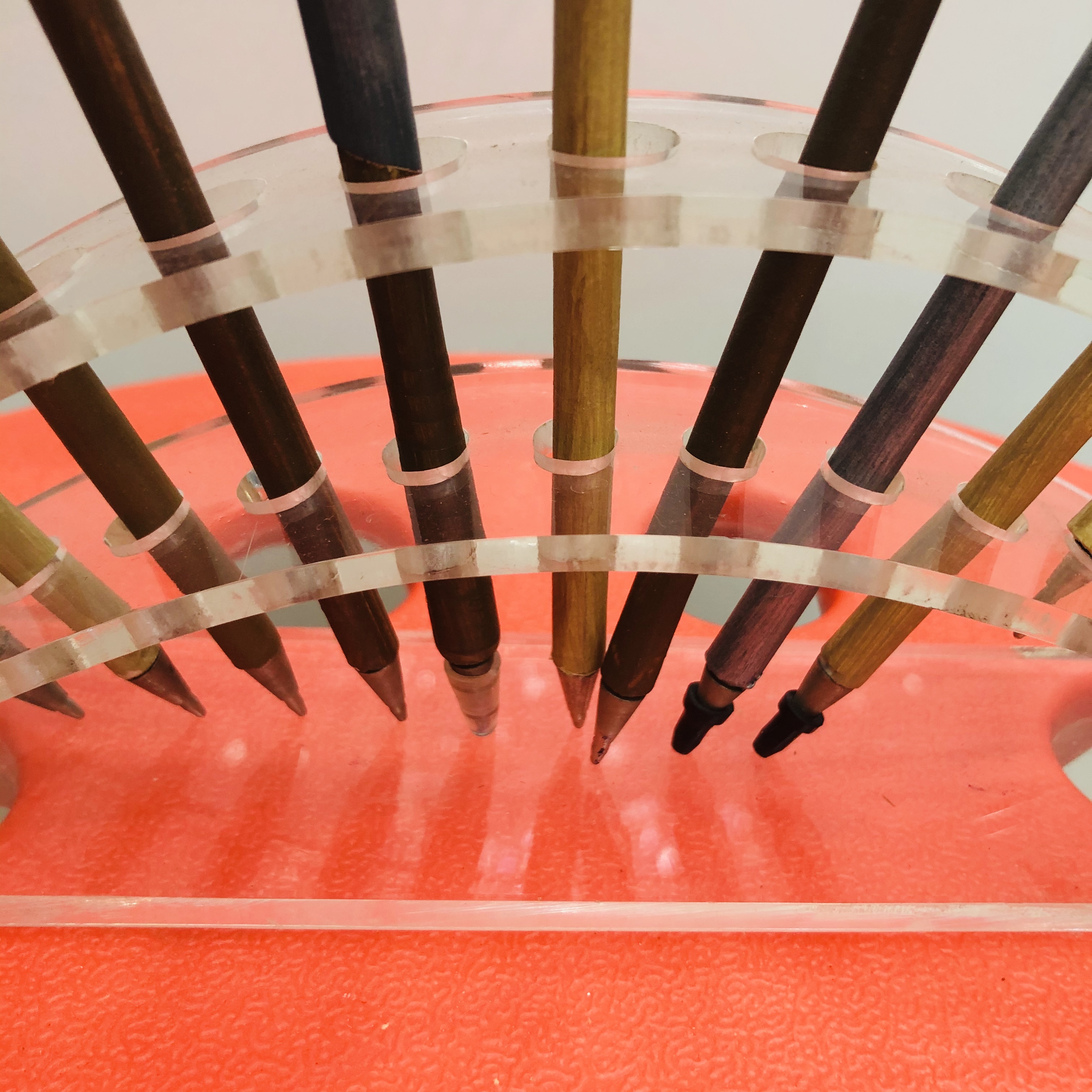 工具造型木雕笔实木实木雕刻手工彩绘中性笔细节图