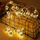 LED彩灯铁皮球灯串圣诞节日婚庆橱窗房间装饰星星灯产品图