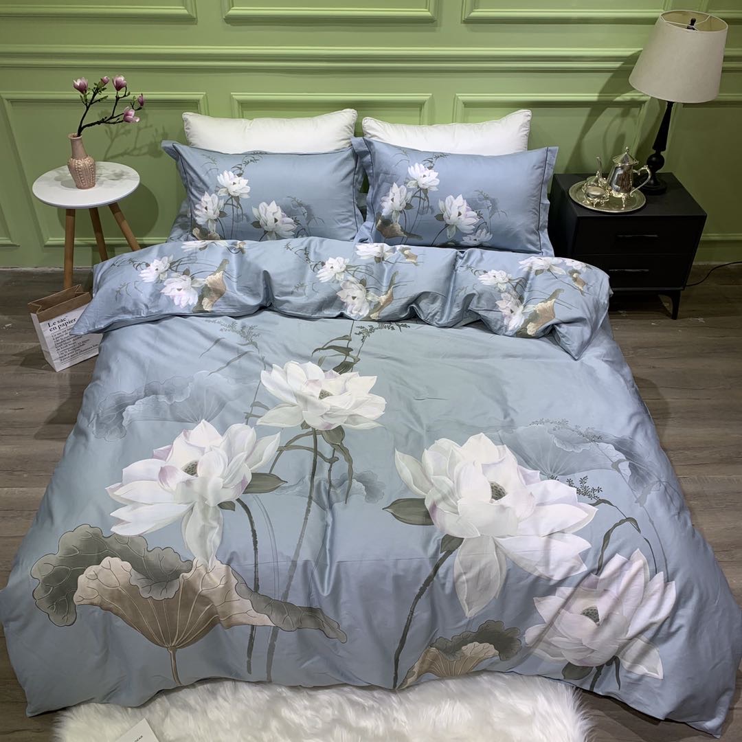 Arida Soft and close-fitting all-cotton printed bedding Set of Four pieces details Picture