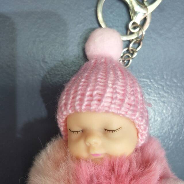 Sleep dolls, wool balls, popular car keychains, pendants, bags and accessories details Picture
