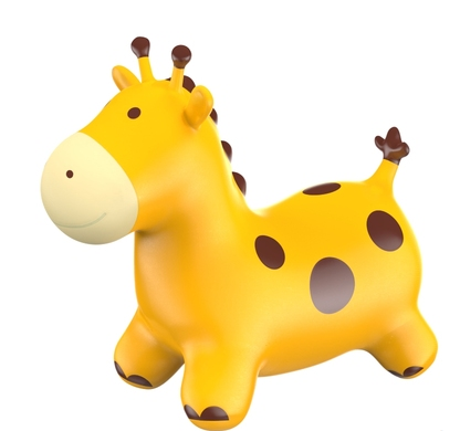 彩绘跳跳卡通马细节图