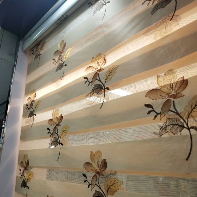 Jacquard Gauze Rolling Curtain Specification drawing