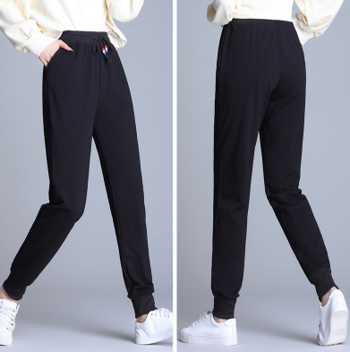 Sportswear pants for women 2020 New style Loose long pants, versatile straight Halon pants, Korean version radish casual pants for women