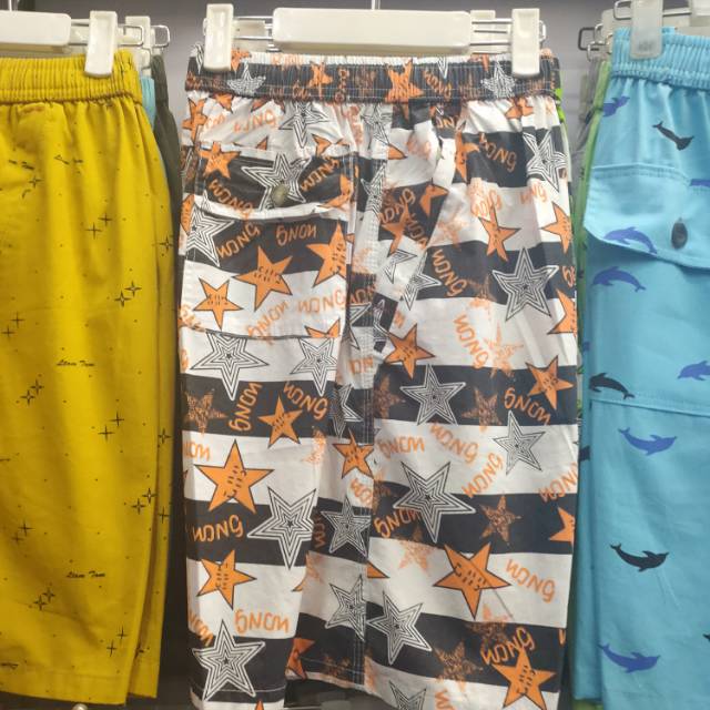 Shorts, men's trendy, fat beach sweatpants, beach pants, men's capri pants, summer men's loose, large underpants, quick-drying