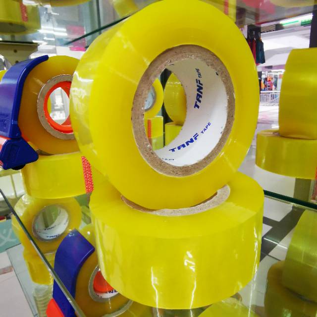 High Adhesive Transparent Tape Large Roll Sealing Tape Logistics Express Packaging Tape Wide Sealing Box With White Transparent Whole Box Batch