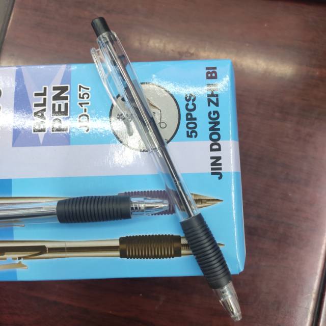 Jd-157 Black Ballpoint Pen details Picture