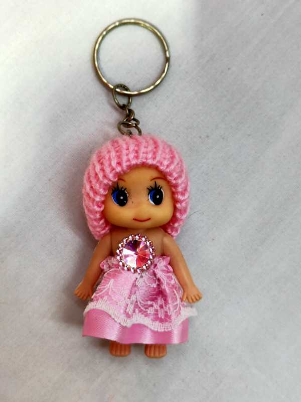 Clown doll 7cm key chain woollen hat doll mobile phone pendant manufacturer wholesale thumbnail