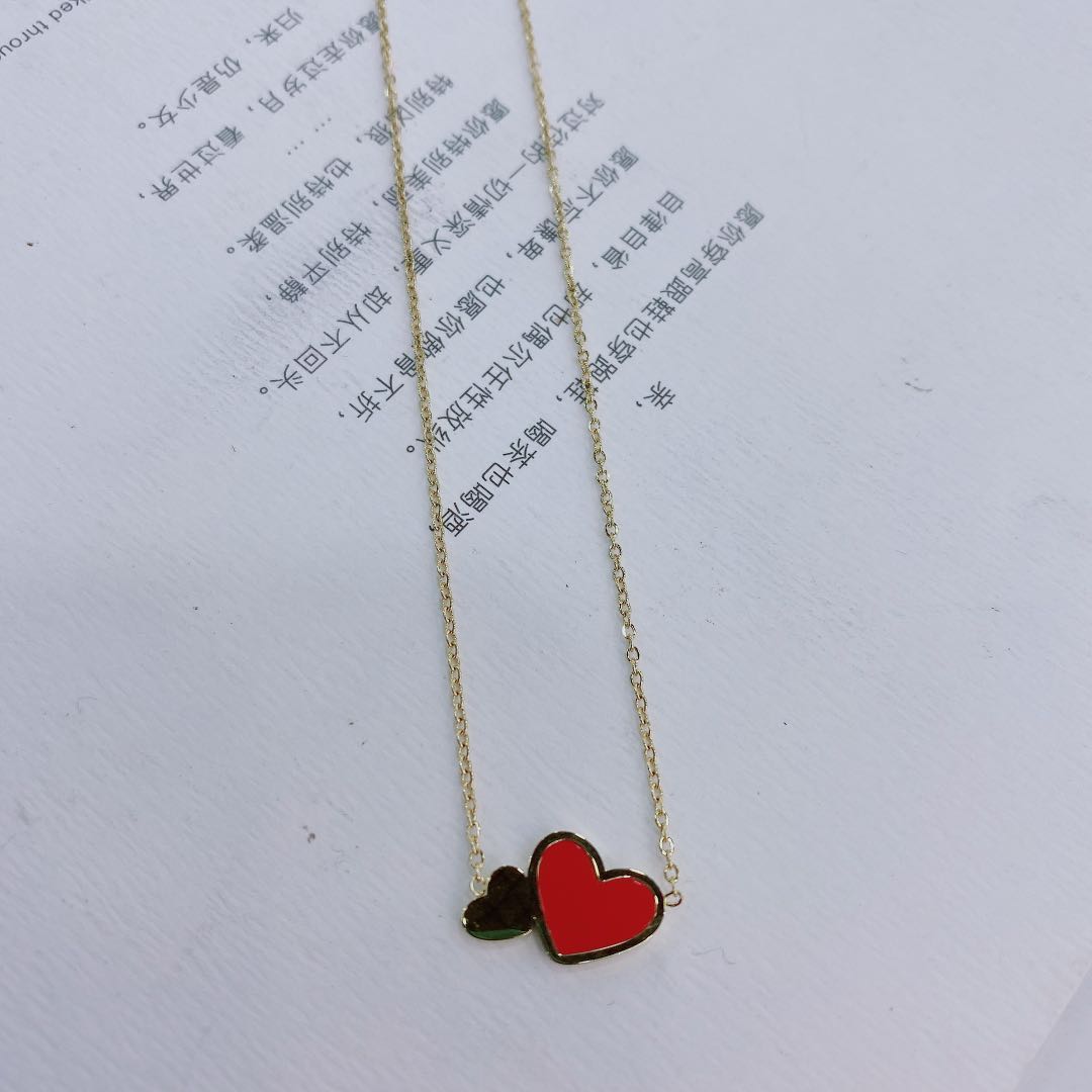 New Red Star pendant necklace Stainless steel necklace high-end anti-allergy jewelry accessories