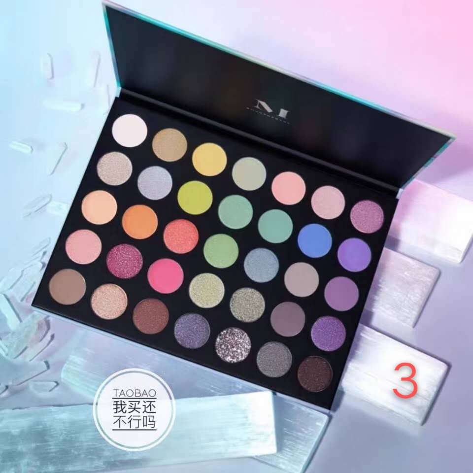 网红同款35色键盘眼防水防汗不晕染眼部彩妆