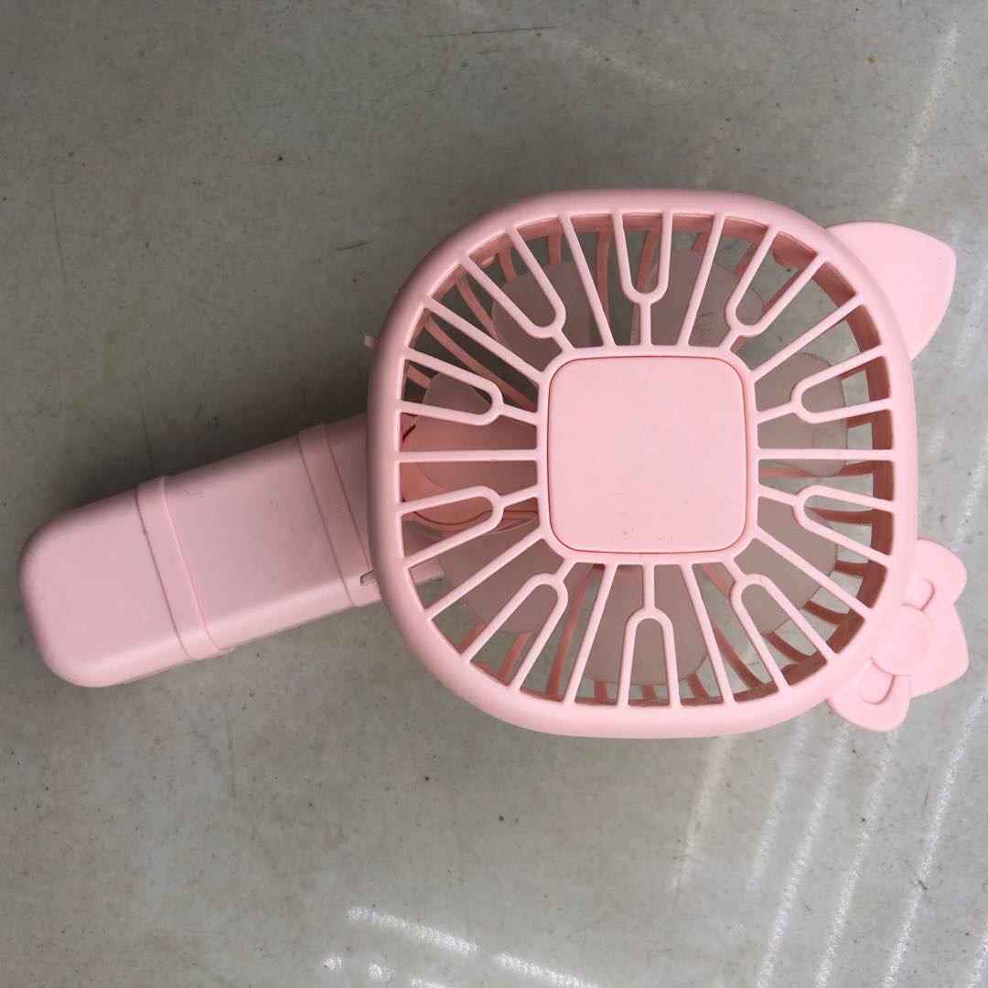 Portable rotary small electric fan cute small fan thumbnail