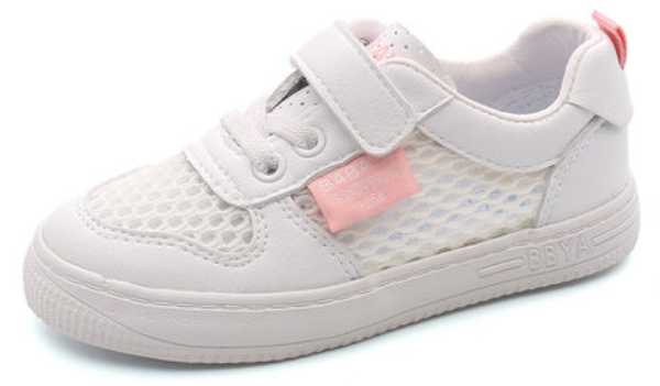 2020新款男童小白鞋镂空板鞋子