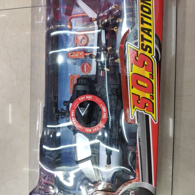 Environmentally friendly materials, plastic, electric police cars, motorcycles, helicopters, sets, children's toys details Picture