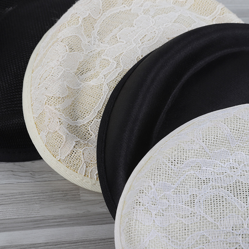 Lace, linen, hat support, gauze, linen headpiece, top hat base, 18*14.5cm, lace hat bottom, sunrain accessory Specification image