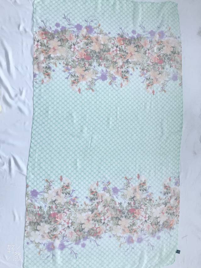 Women's fashion scarf with soft gauze peony flower Dx200011, women's autumn and winter 2021 new style, Korean and Japanese tassel scarf, imitation cashmere men's shawl Specification image