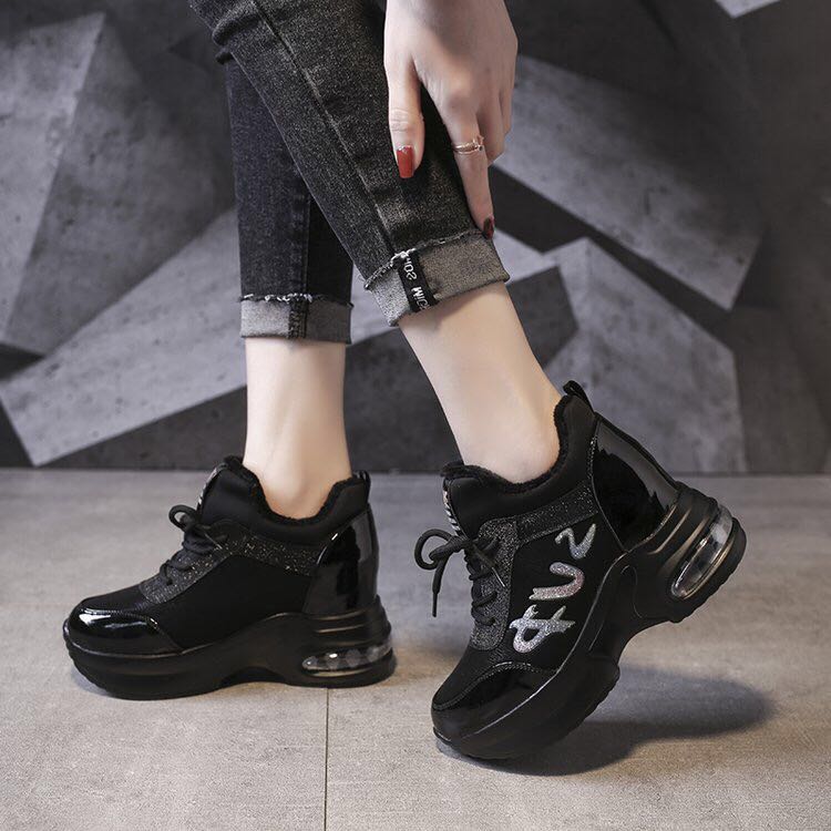 A035 Chaozhou Baixin 2024 New Guangzhou Ladies Increased Casual Sports Shoes details Picture