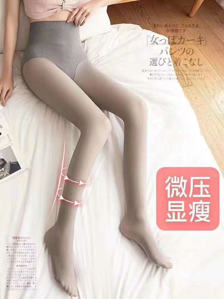 一件代发春秋薄款连裤袜高腰收腹丝袜女加大码袜