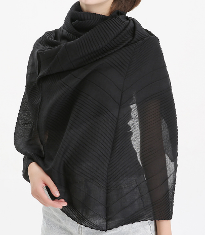 Spring And Autumn Ladies Casual All Fashion Crepe Polyester Scarf Headscarf details Picture