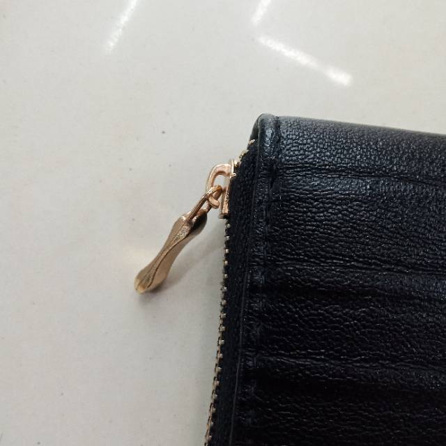 黑色格纹波浪包女士手拿包产品图