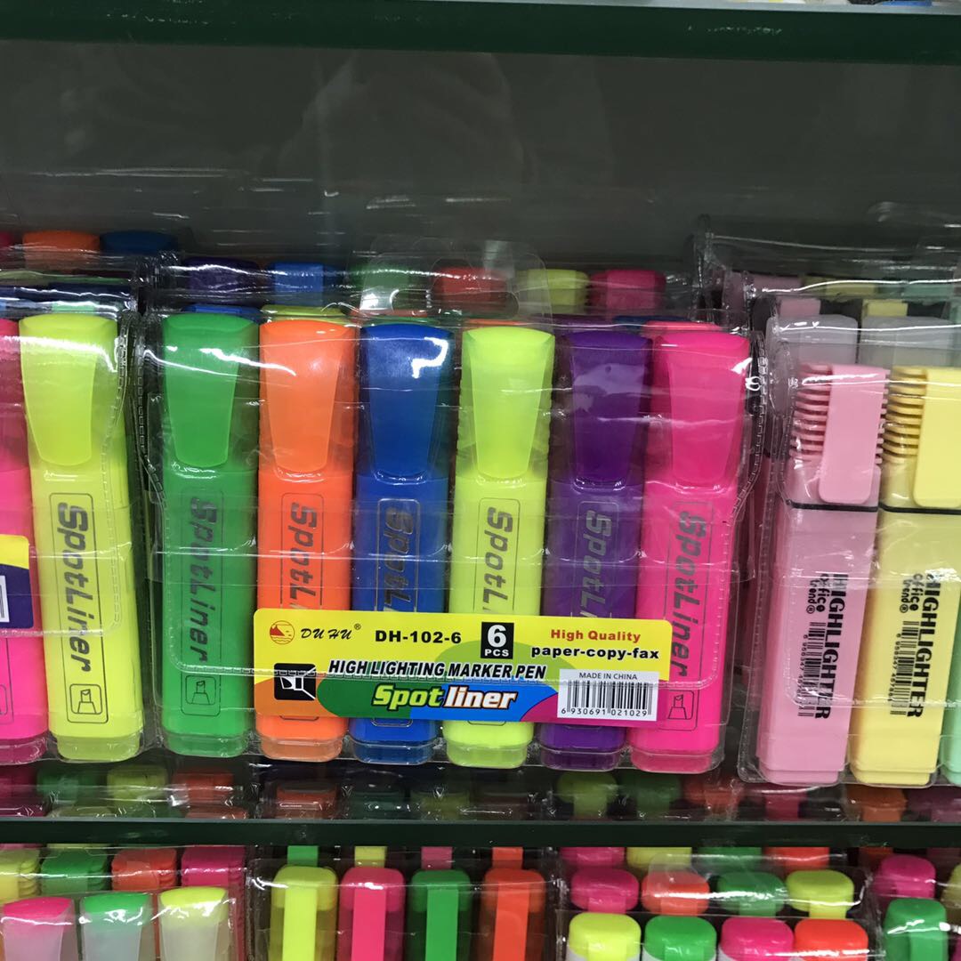Yiwu Selection highlighters examination review mark penholder water-based pen thumbnail