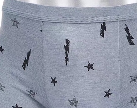 Widelong graffiti printed yarn regenerated cellulose fiber headband briefs Specification image