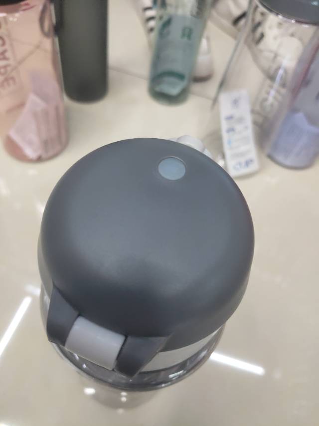 塑料水杯男1000ml健身户外大容量运动水壶学生便携太空杯产品图