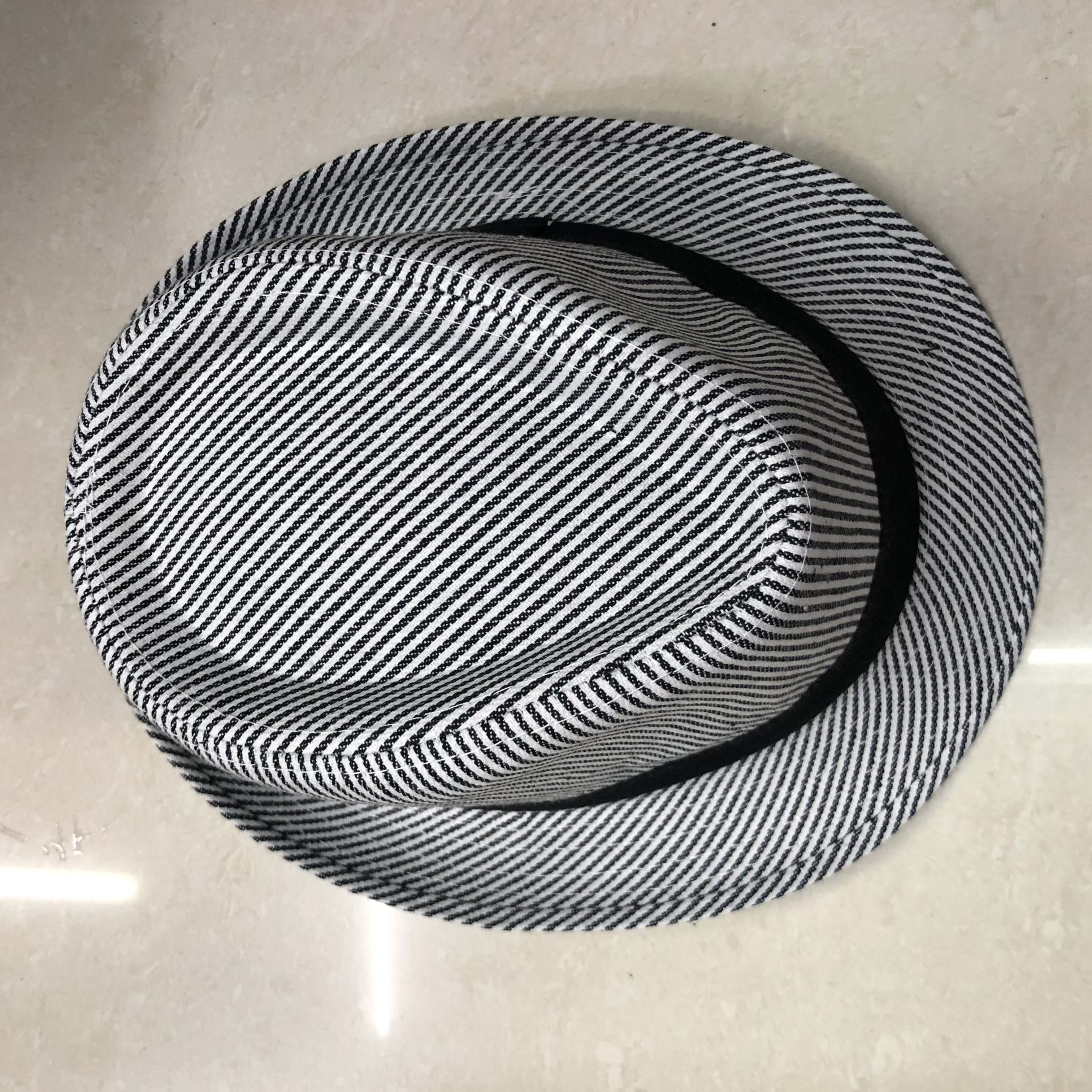 Summer Male Korean Version Of Tidal Sunshade Small Top Hat Female British Retro Jazz Hat Travel Sun Hat Gentlemanly Hat details Picture