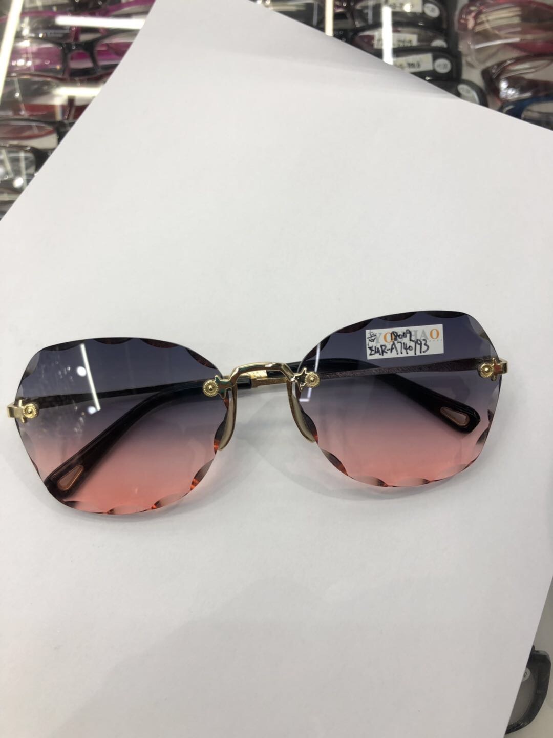 Fashion personality necessary sunglasses sunshade mirror for spring and summer outing full figure
