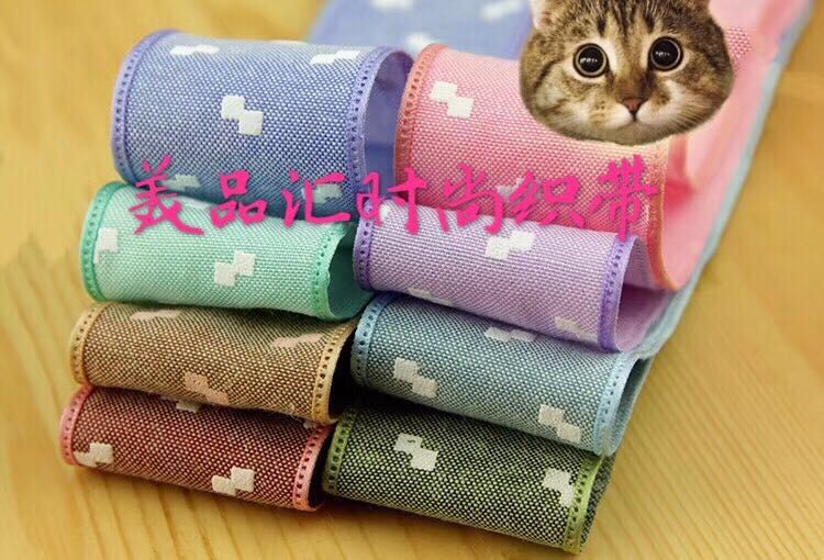 Embossed webbing width, colorful diy material tape, tape, clothing decoration accessories, direct sales of accessories Specification image