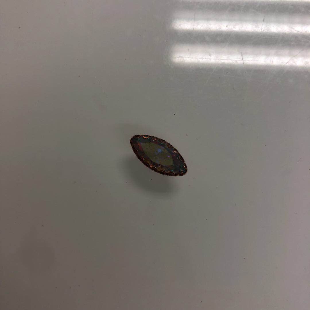 乔日辅料厂家直销花边爪马眼 HB7*15水钻玻璃钻，手缝钻DIY产品
