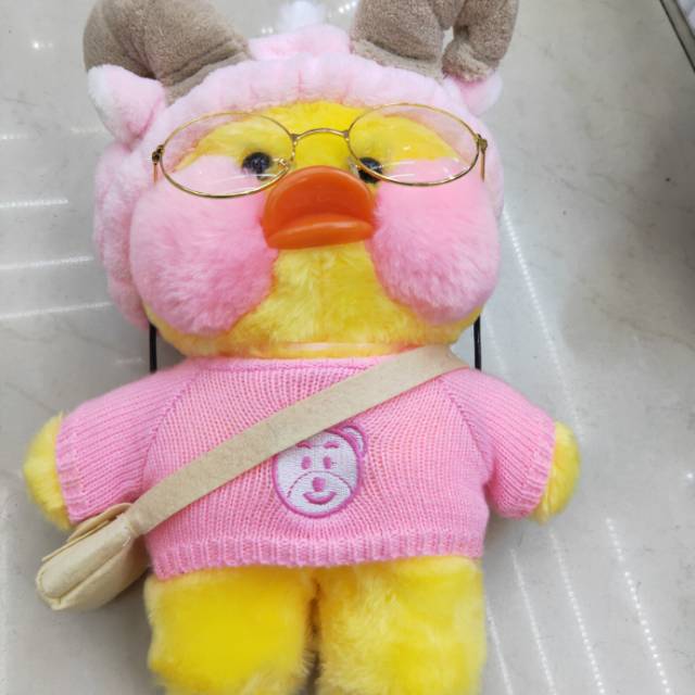 儿童玩具  毛绒玩具粉鸭子