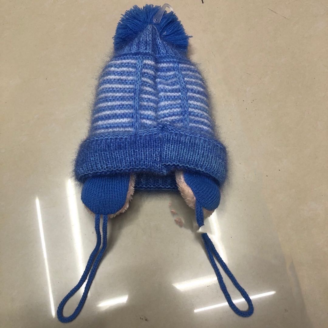 Boy's Hat 1-2 Winter Winter Hat With Fleece Thickened Warm Hat Wool Hat Girl 3 Years Old Girl Baby Little Boy details Picture