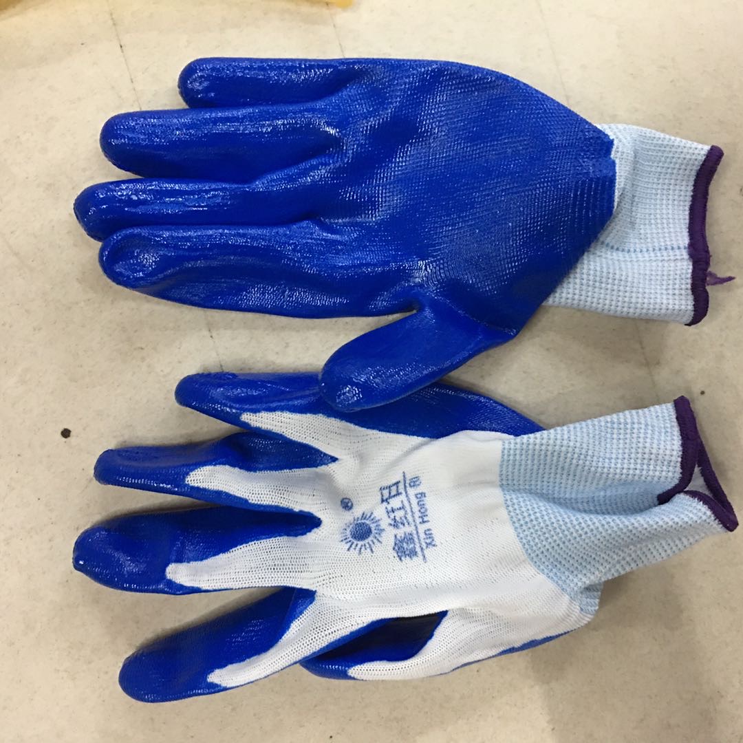手套劳保浸胶耐磨 工作防水塑胶橡胶工业带胶胶皮手套