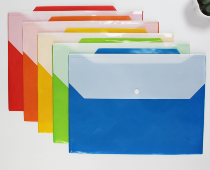 Simple organ bag, multi-layer A4 folder storage box, student test paper holder, multi-functional information book