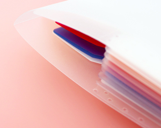 Document storage box, insert page, information book, multi-functional book clip, file bag, thickened ticket bag Specification image
