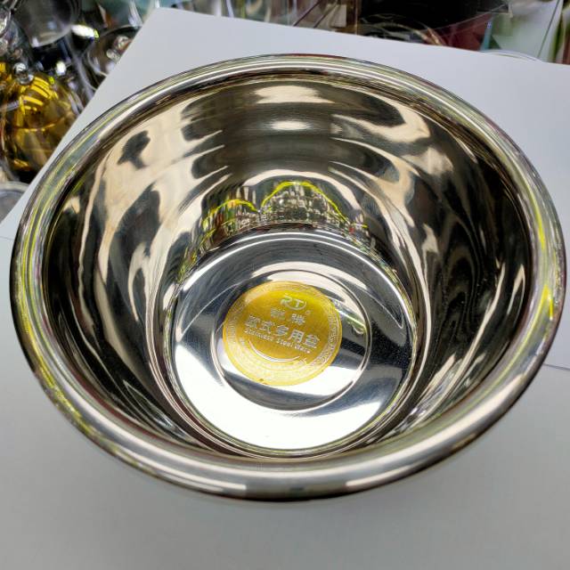 Basin Egg Beating Basin Stainless Steel Basin Set Large Round Basin Thickened Washing Basin Household Soup Basin Meal Basin Kitchen And Noodles