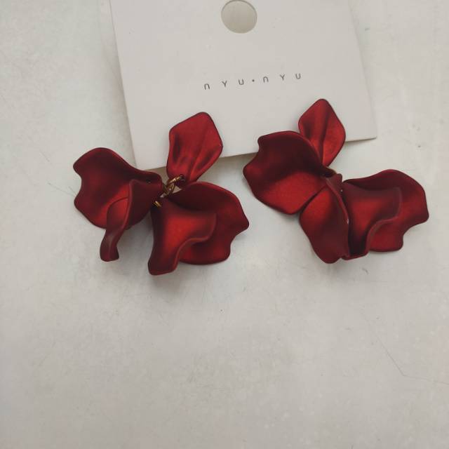 Acrylic Petal Earrings Accessories