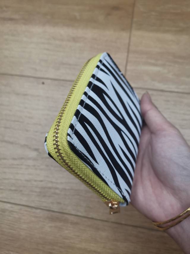 款钱包豹纹时尚皮包零钱包产品图