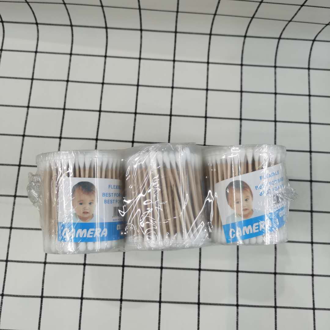 双头木棒棉签一次性卫生棉棒掏耳朵化妆卸妆棉签棒。