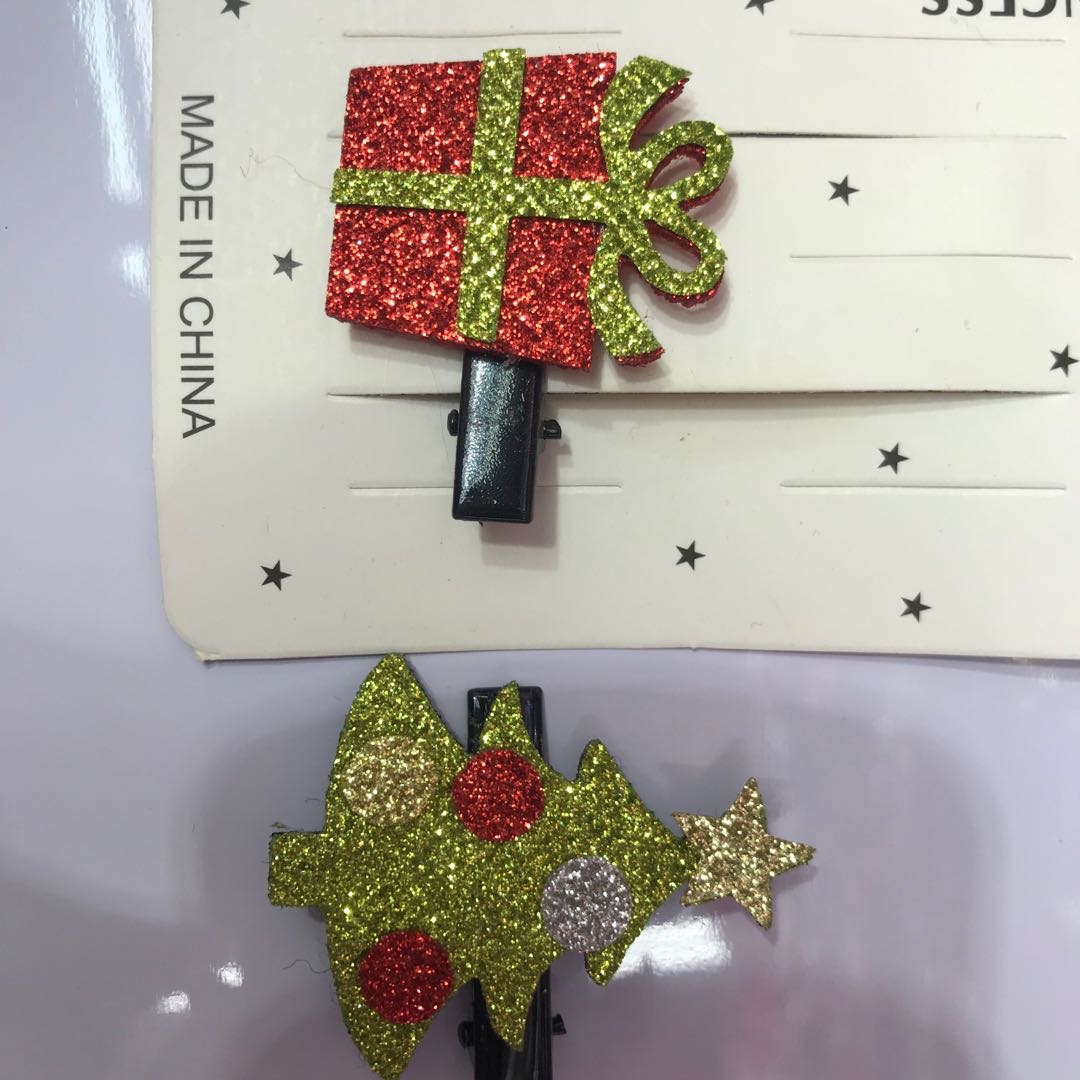 Bright pink iron children's hair clips, direct sales from Dongdaemun, South Korea, fashionable and trendy Specification image